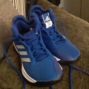 My son feet are too big. Worn twice. Gently used